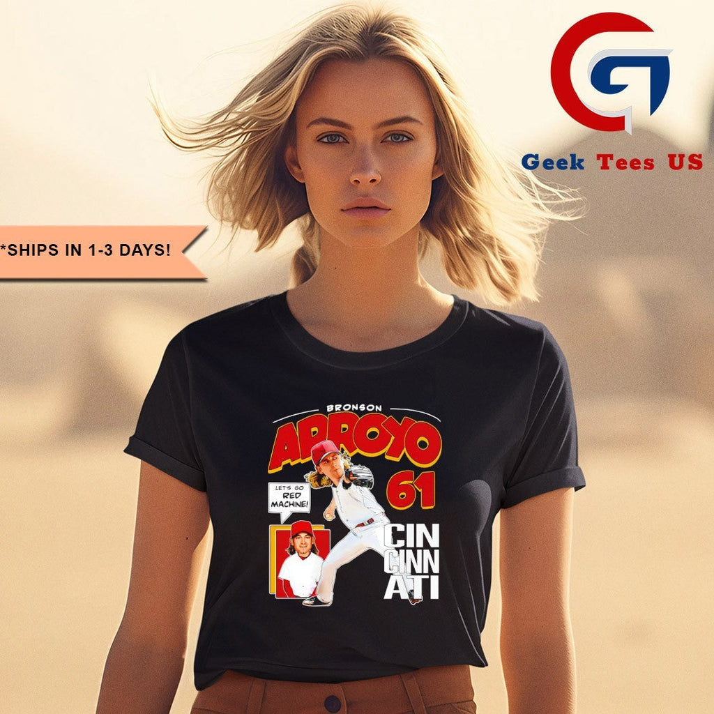 Bronson Arroyo let’s go red machine Cincinnati Reds baseball Diamond shirt Unisex , , , Long Sleeve Tee