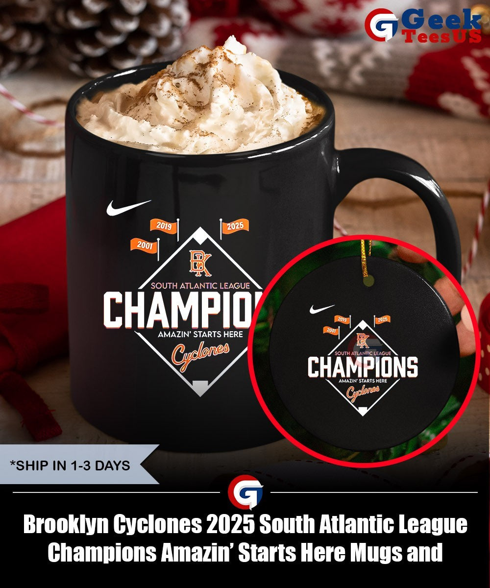 Brooklyn Cyclones 2025 South Atlantic League Champions Amazin’ Starts Here shirt Unisex , , , Long Sleeve Tee