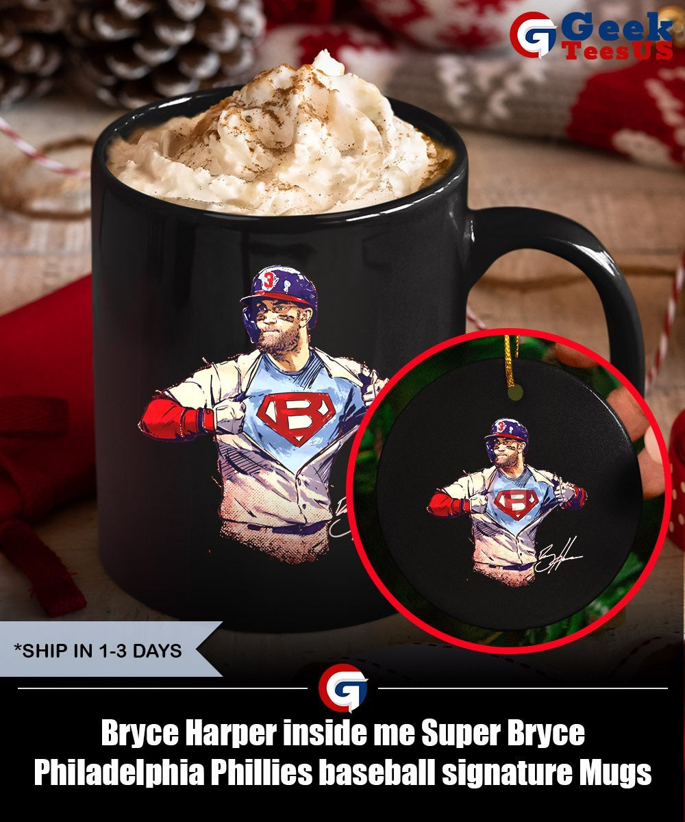 Bryce Harper inside me Super Bryce Philadelphia Phillies baseball signature shirt Unisex , , , Long Sleeve Tee