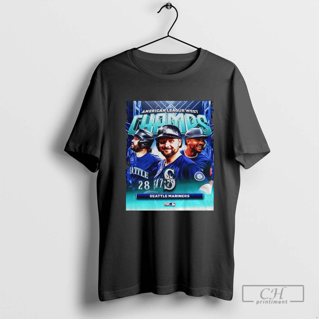 Cal Raleigh Eugenio Suarez Seattle Mariners Mlb Baseball American League West 2025