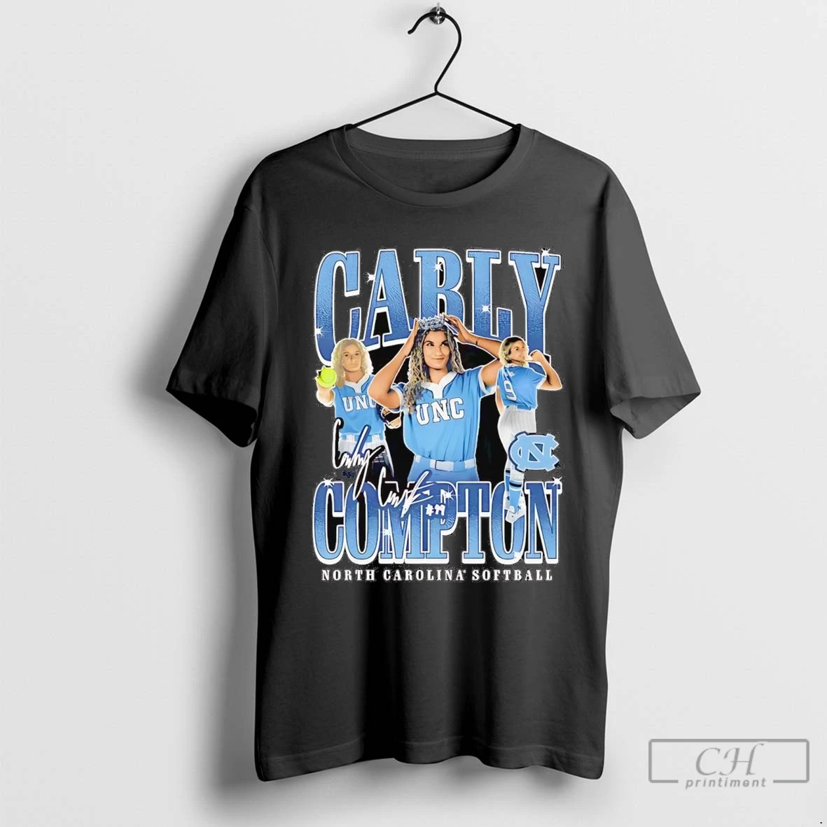 Carly Compton Signature North Carolina Tar Heels Softball