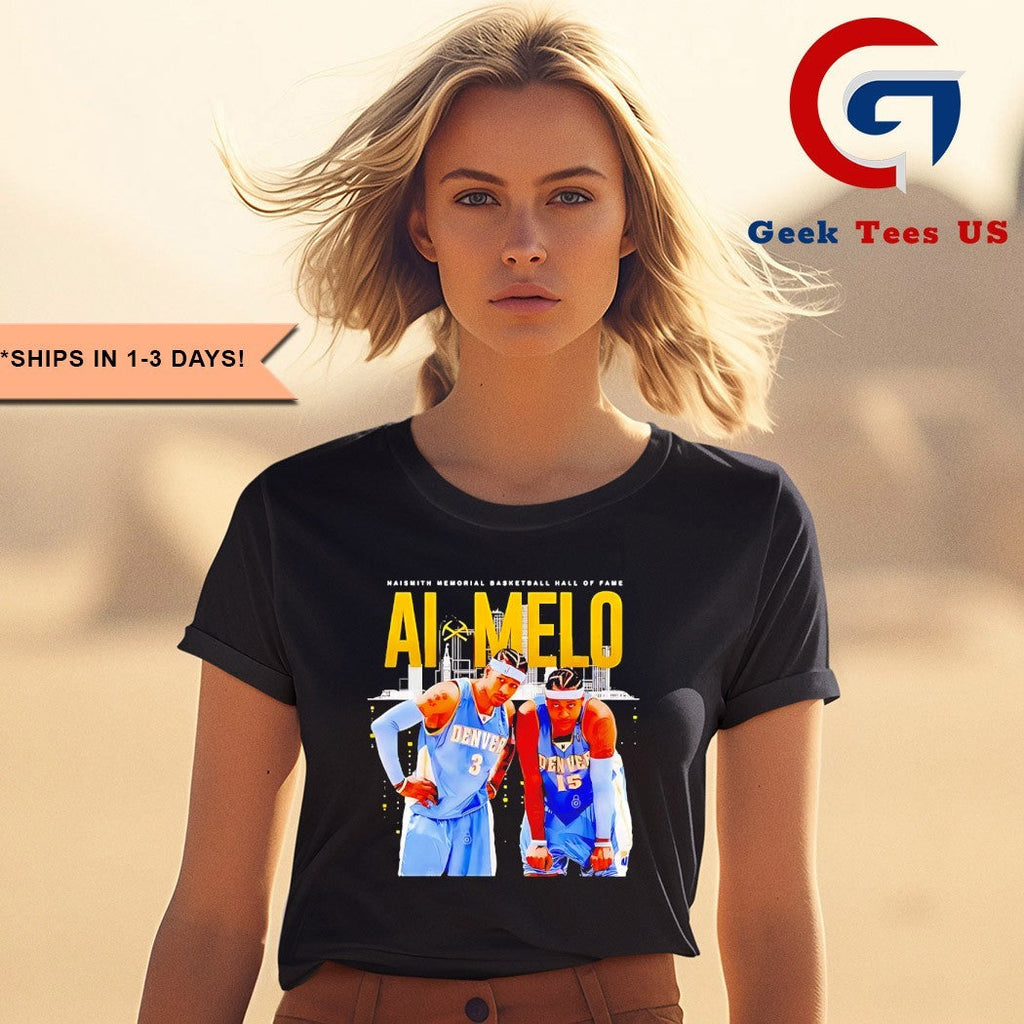 Carmelo Anthony and Allen Iverson Naismith Memorial Basketball Hall of Fame shirt Unisex , , , Long Sleeve Tee