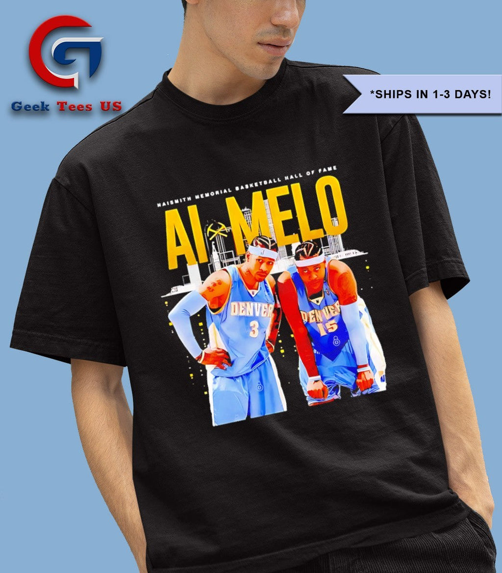 Carmelo Anthony and Allen Iverson Naismith Memorial Basketball Hall of Fame shirt Unisex , , , Long Sleeve Tee