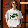 Catfish smoking the worst day of fishing beats the best day of paying child support shirt Unisex , , , Long Sleeve Tee