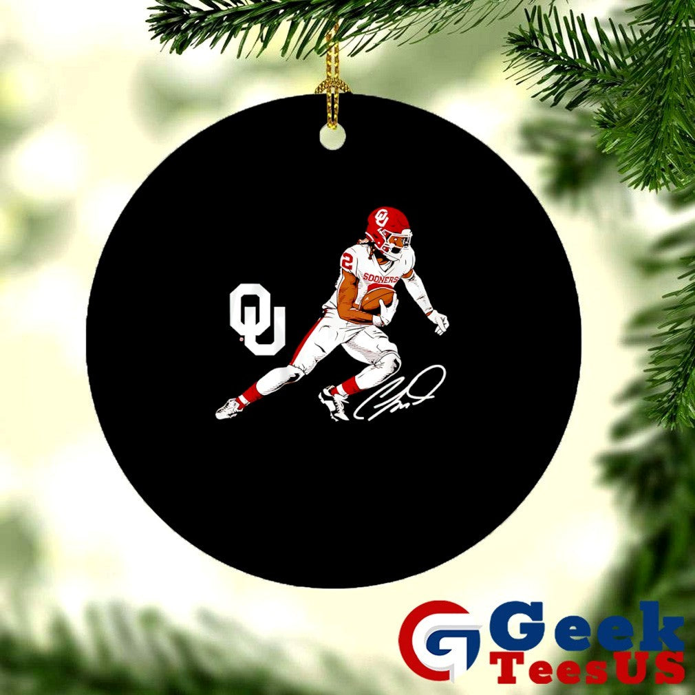 CeeDee Lamb Oklahoma Sooners football superstar pose signature shirt Unisex , , , Long Sleeve Tee