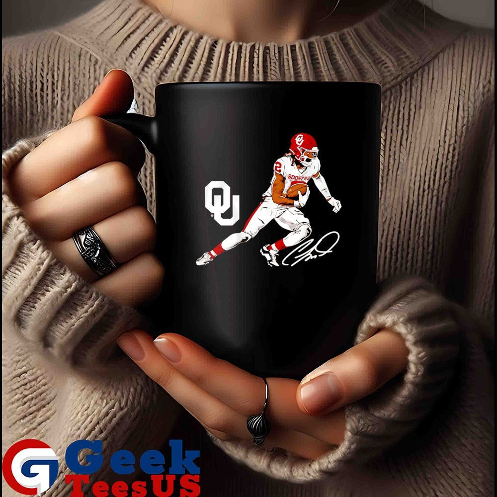 CeeDee Lamb Oklahoma Sooners football superstar pose signature shirt Unisex , , , Long Sleeve Tee