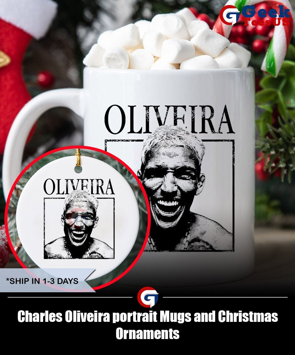 Charles Oliveira portrait shirt Unisex , , , Long Sleeve Tee