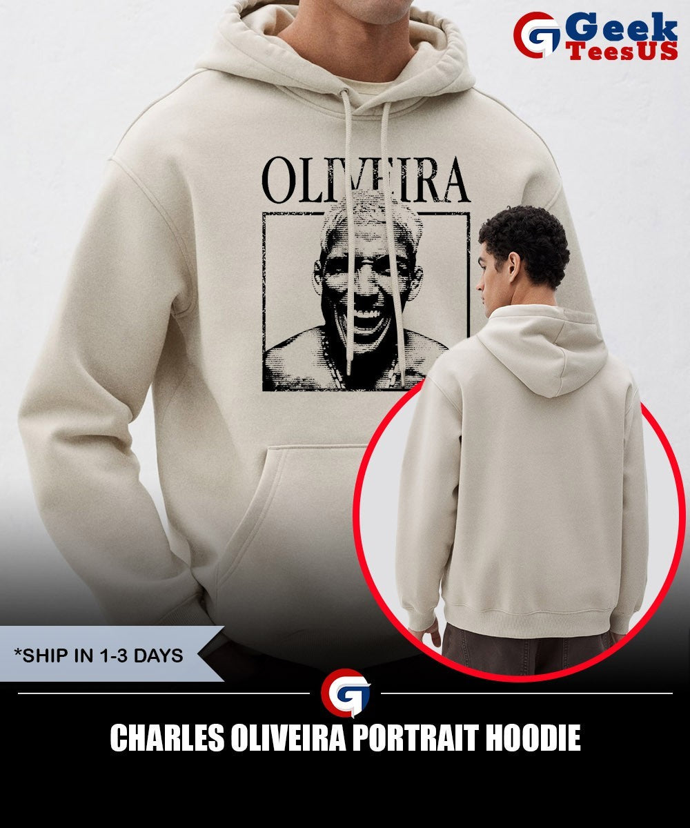 Charles Oliveira portrait shirt Unisex , , , Long Sleeve Tee