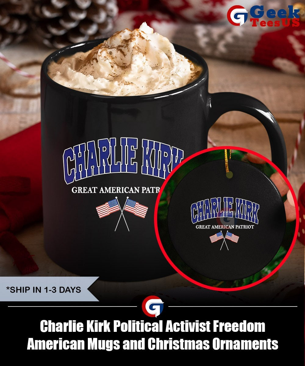 Charlie Kirk Political Activist Freedom American shirt Unisex , , , Long Sleeve Tee