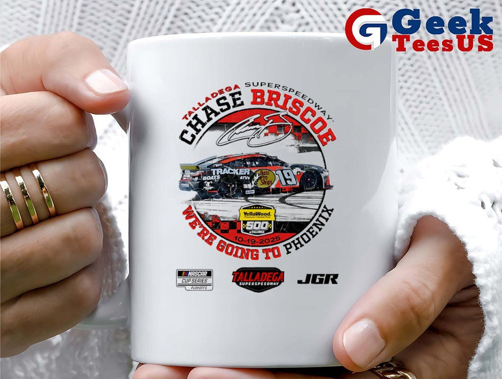 Chase Briscoe 2025 YellaWood 500 Race Winner We’re going to Phoenix signature shirt Unisex , , , Long Sleeve Tee