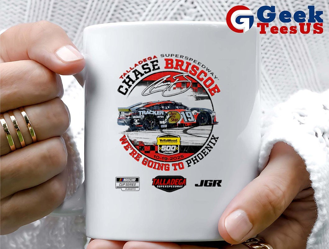 Chase Briscoe 2025 YellaWood 500 Race Winner We’re going to Phoenix signature shirt Unisex , , , Long Sleeve Tee