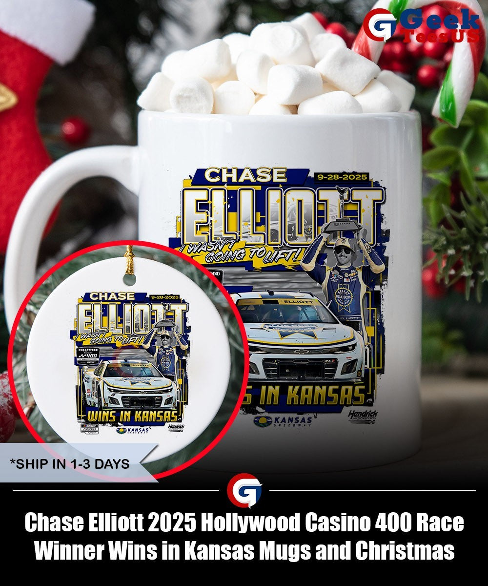 Chase Elliott 2025 Hollywood Casino 400 Race Winner Wins in Kansas shirt Unisex , , , Long Sleeve Tee