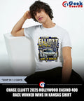 Chase Elliott 2025 Hollywood Casino 400 Race Winner Wins in Kansas shirt Unisex , , , Long Sleeve Tee