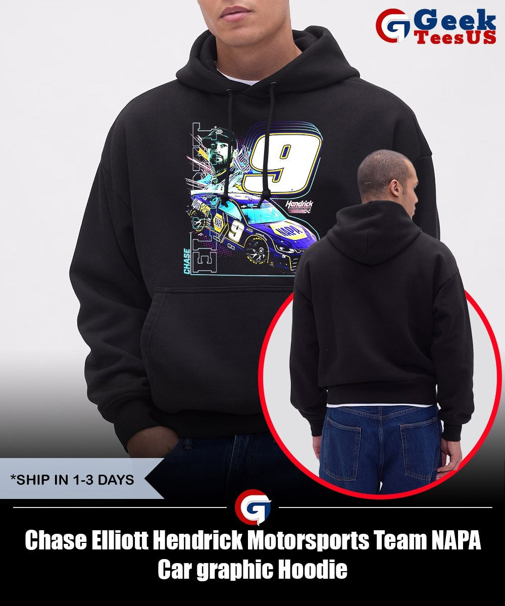 Chase Elliott Hendrick Motorsports Team NAPA Car graphic shirt Unisex , , , Long Sleeve Tee