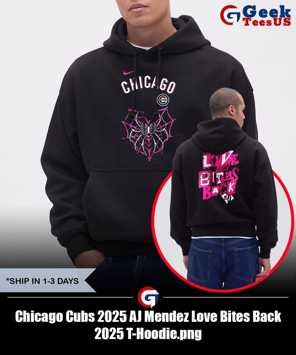 Chicago Cubs 2025 AJ Mendez Love Bites Back 2025 Unisex , , , Long Sleeve Tee