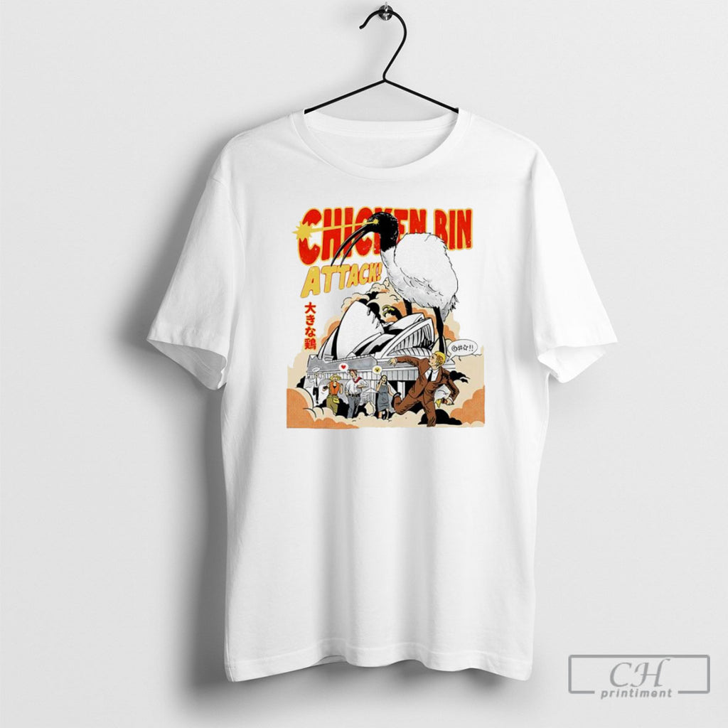 Chicken Bin Attack Opera Sydney Comic Shirts