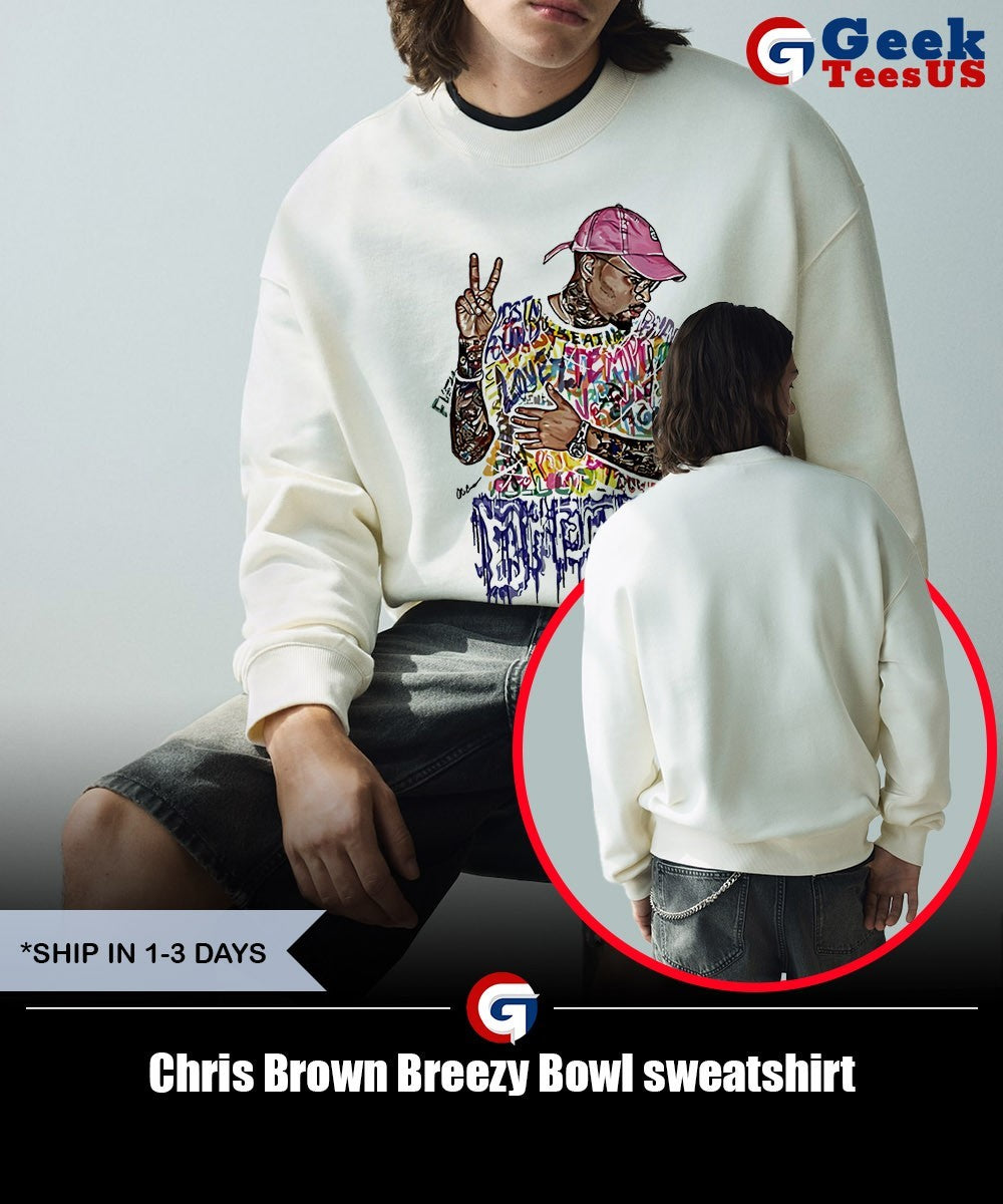 Chris Brown Breezy Bowl shirt Unisex , , , Long Sleeve Tee