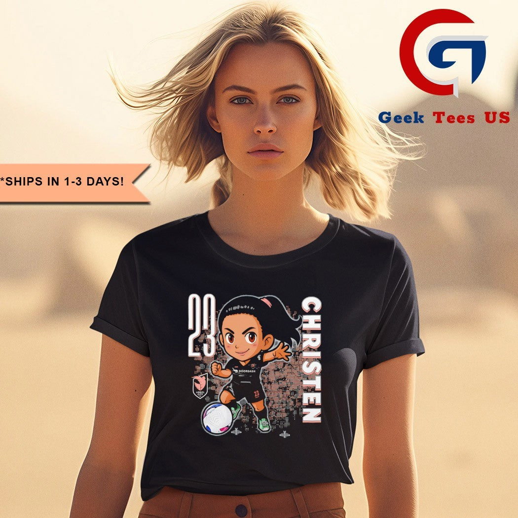 Christen Press Angel City FC NWSL chibi graphic shirt Unisex , , , Long Sleeve Tee