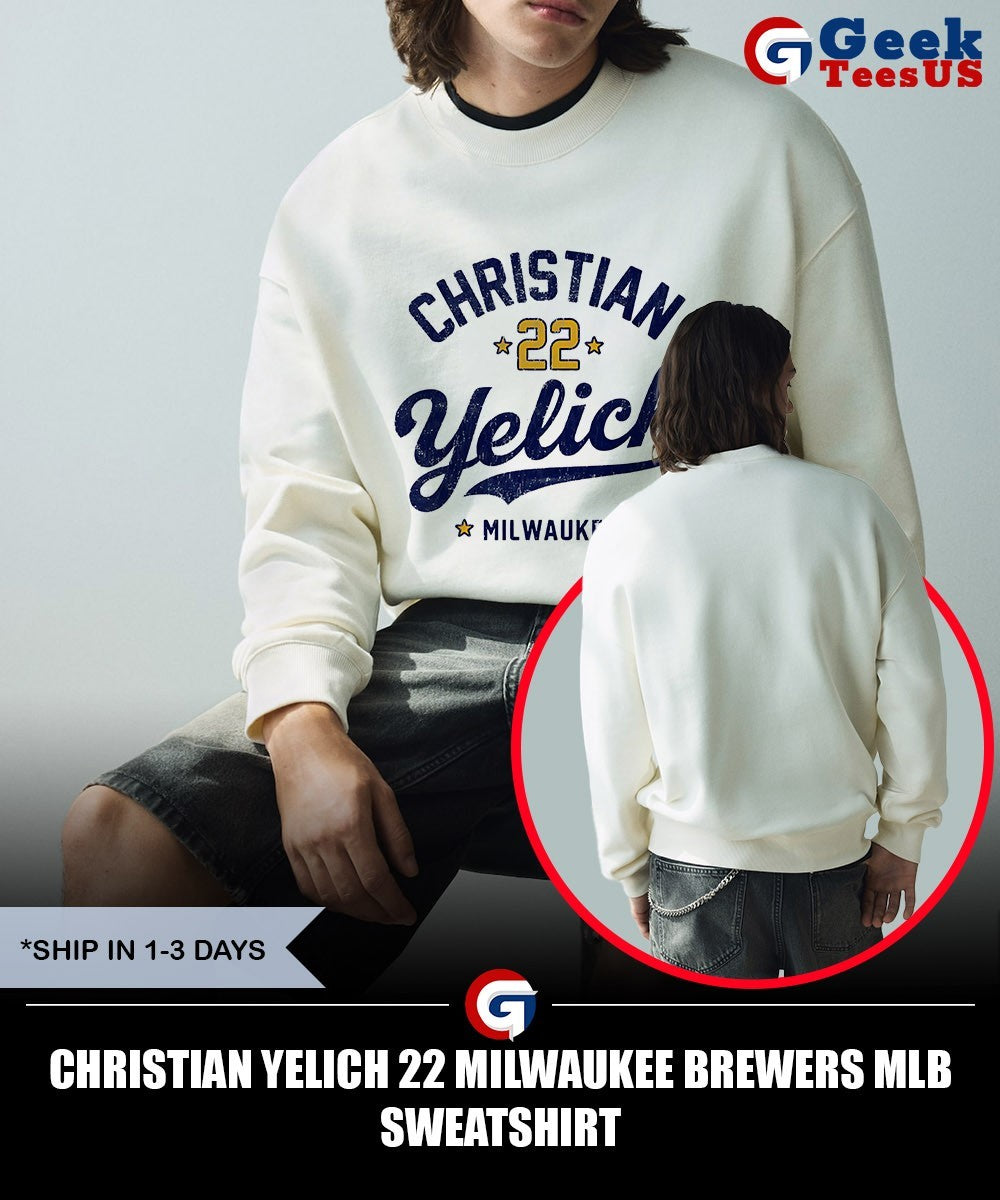 Christian Yelich 22 Milwaukee Brewers MLB shirt Unisex , , , Long Sleeve Tee