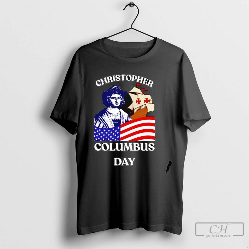 Christopher Columbus Day Vintage American Heritage Celebration