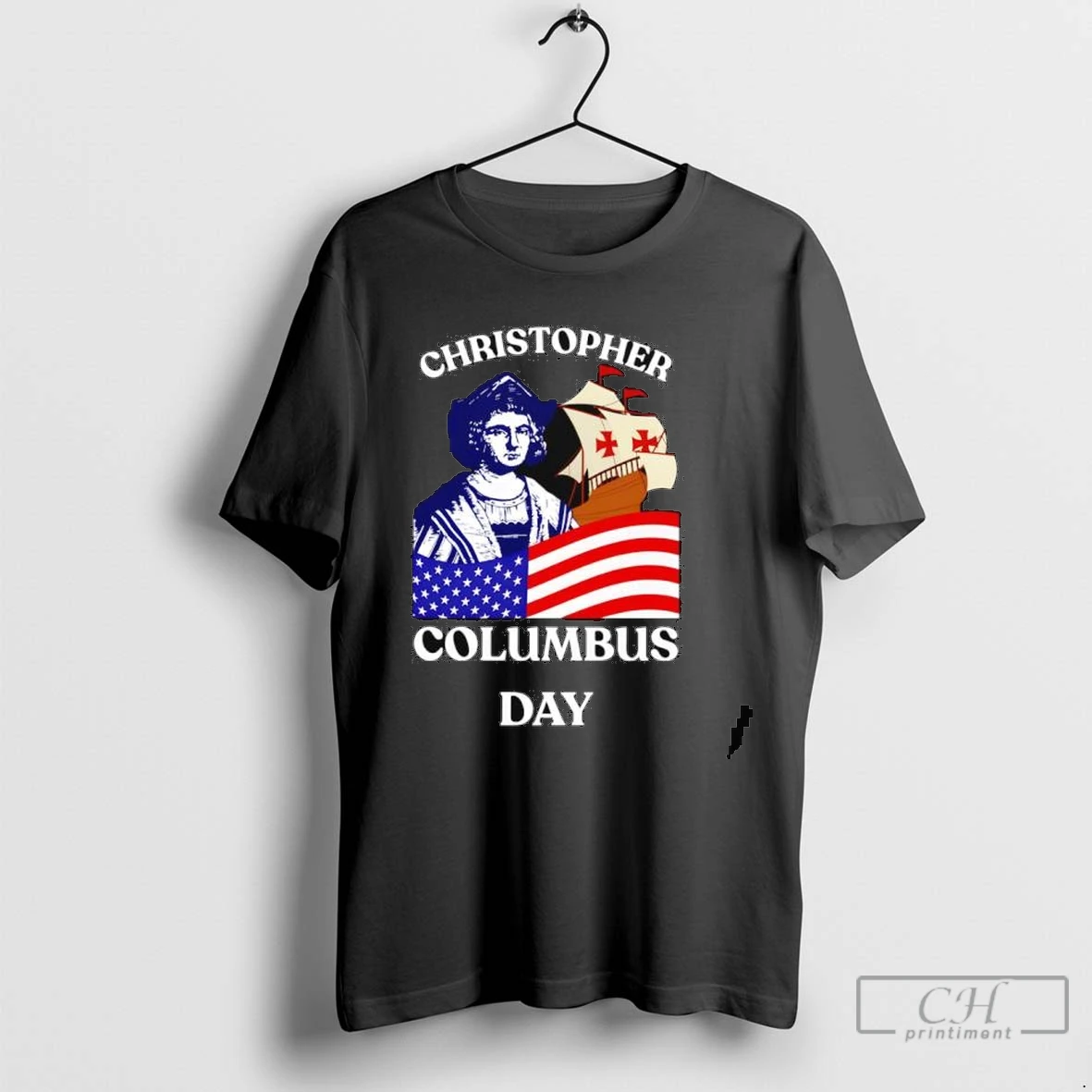 Christopher Columbus Day Vintage American Heritage Celebration