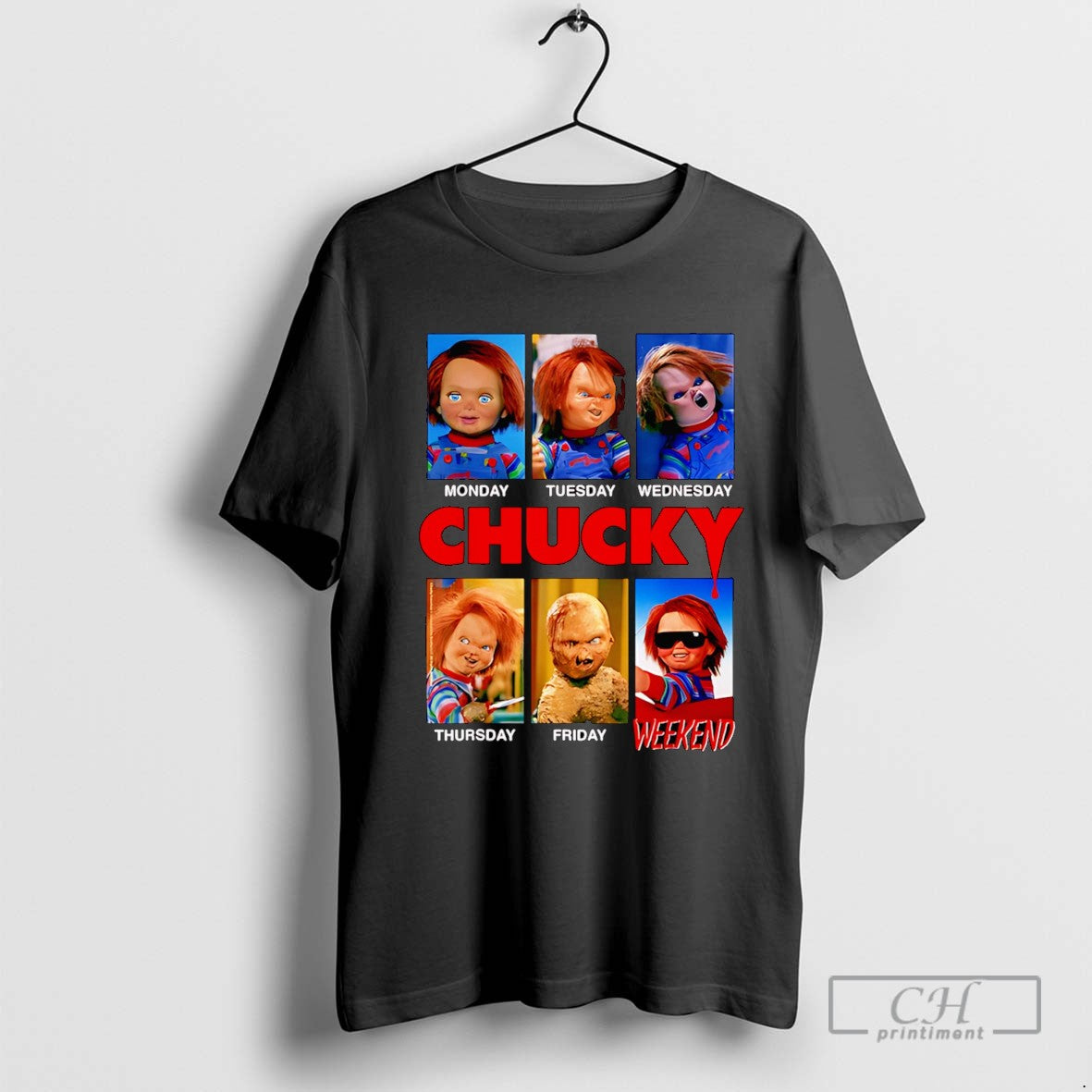 Chucky Days Of The Week Moods