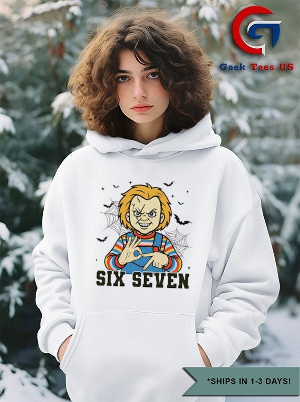 Chucky six seven hands Halloween shirt Unisex , , , Long Sleeve Tee
