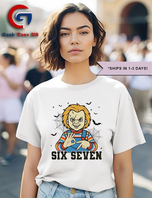 Chucky six seven hands Halloween shirt Unisex , , , Long Sleeve Tee