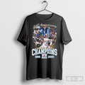 Colorado Avalanche 30th Anniversary Stanley Cups Champions 1995 2025 Signatures T Shirts