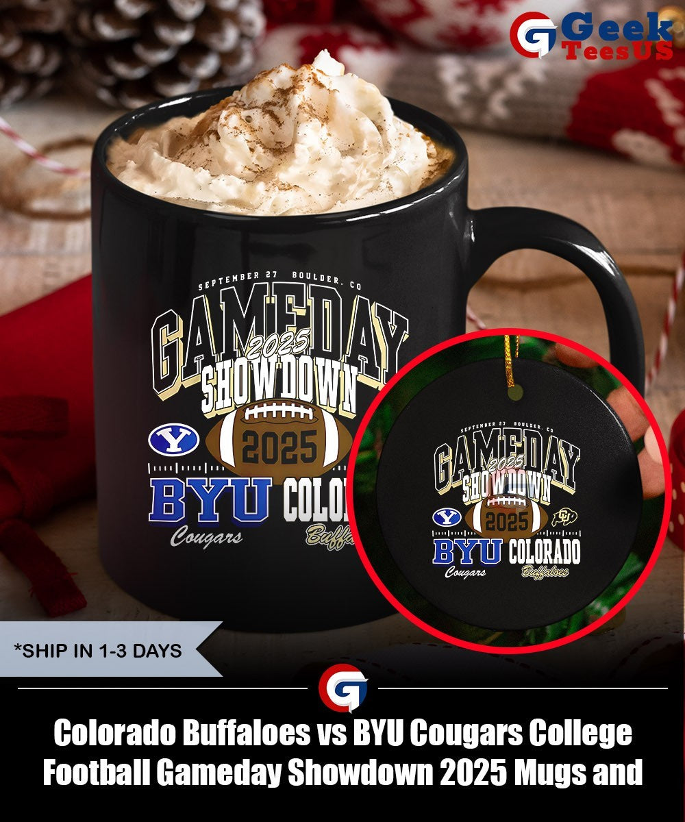 Colorado Buffaloes vs BYU Cougars College Football Gameday Showdown 2025 shirt Unisex , , , Long Sleeve Tee