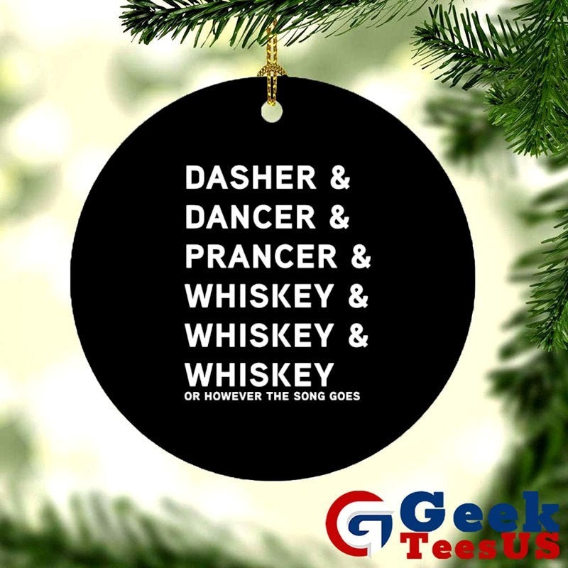 Dancer Prancer and Whiskey Bourbon and Scotch shirt Unisex , , , Long Sleeve Tee