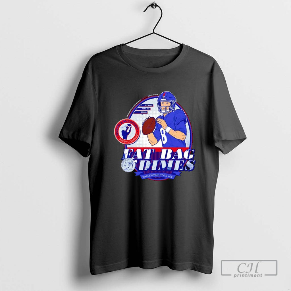 Daniel Jones New York Giants Football Fat Bag Dimes