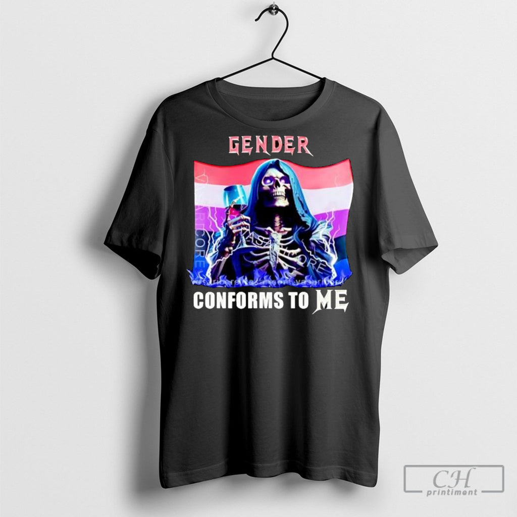 Death Gender Conforms To %ce%bce Shirts