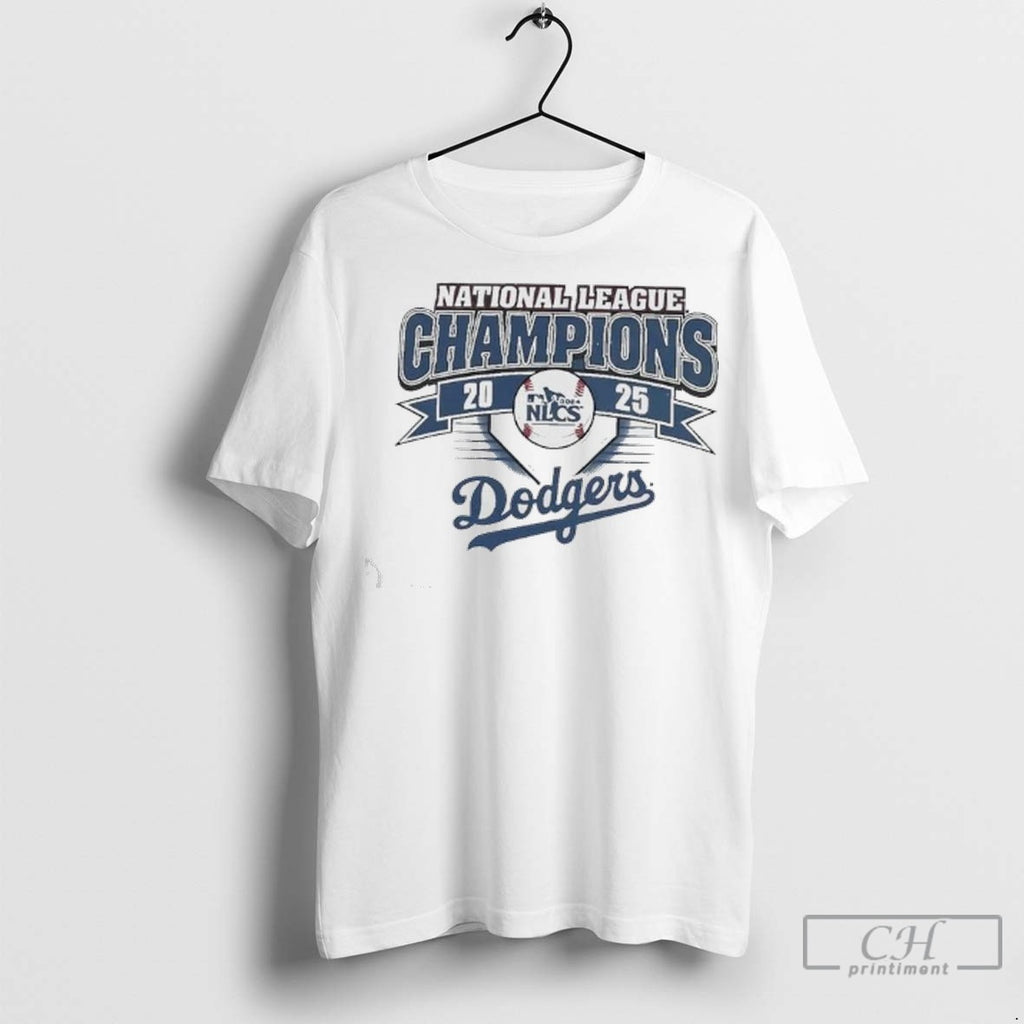Dodgers National League Champions 2025 Ladies T Shirt Jpg