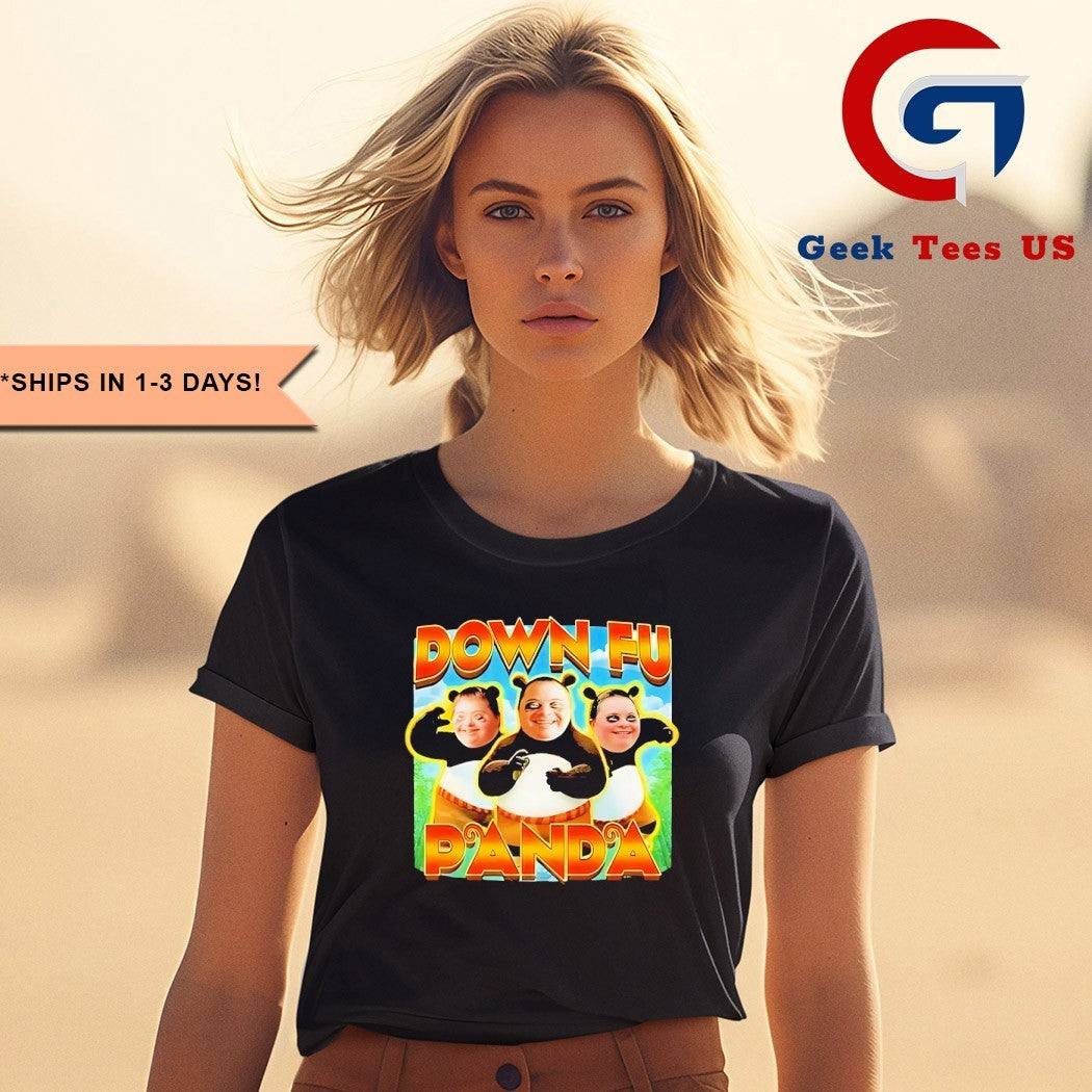 Down Kung Fu Panda graphic Unisex , , , Long Sleeve Tee
