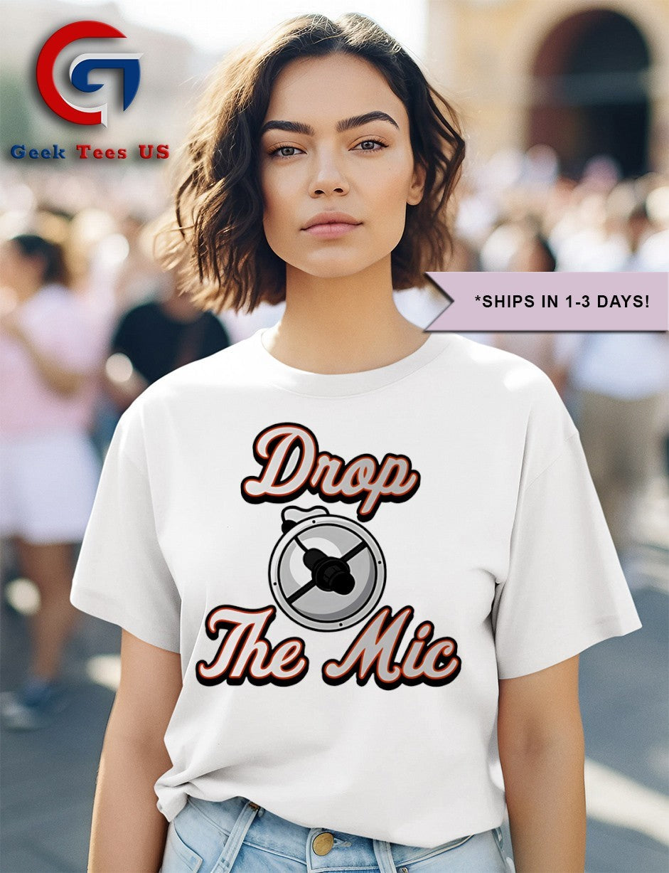 Drop The Mic shirt Unisex , , , Long Sleeve Tee
