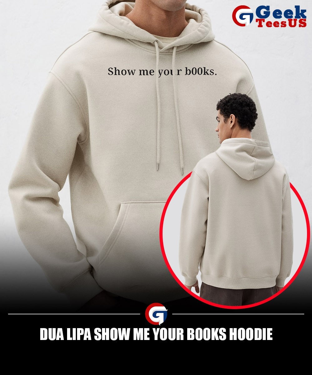 Dua Lipa show me your b00ks shirt Unisex , , , Long Sleeve Tee