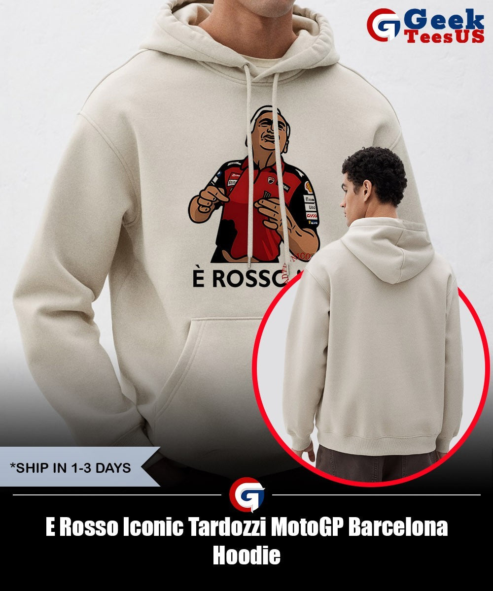 E Rosso Iconic Tardozzi MotoGP Barcelona shirt Unisex , , , Long Sleeve Tee