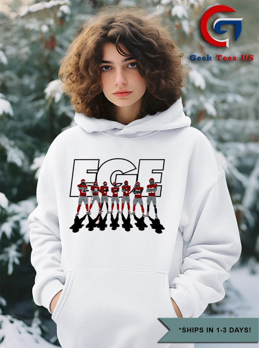 EGE Everybody Gotta Eat Kansas City Chiefs football silhouette shirt Unisex , , , Long Sleeve Tee
