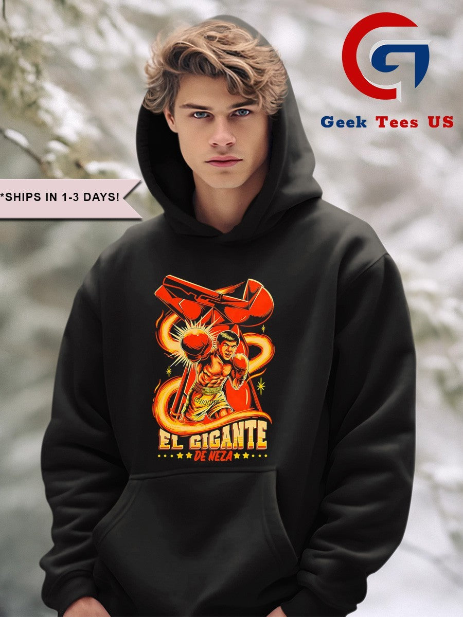 El Gigante de Neza Humberto González graphic shirt Unisex , , , Long Sleeve Tee