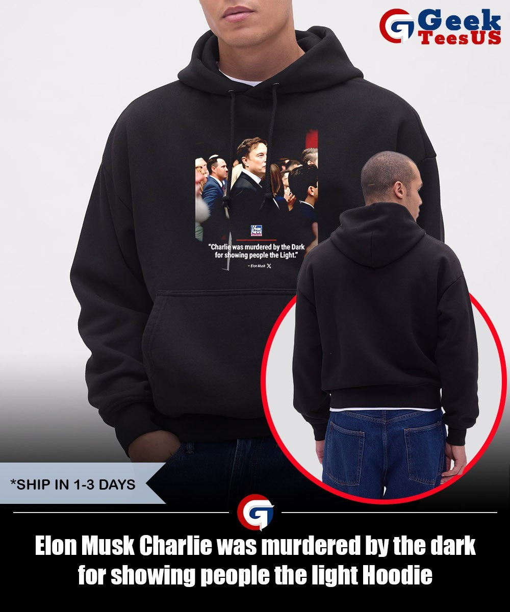 Elon Musk Charlie was murdered by the dark for showing people the light shirt Unisex , , , Long Sleeve Tee