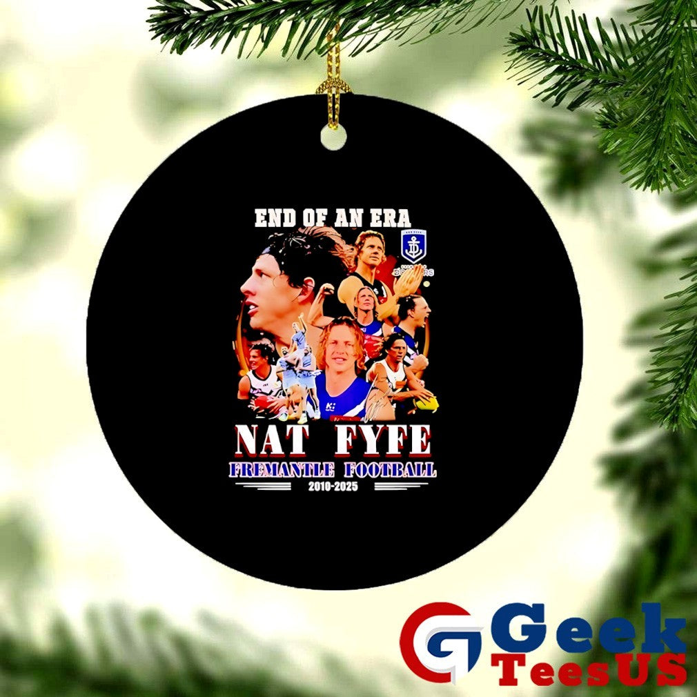 End Of An Era Nat Fyfe Fremantle Football 2010-2025 poster shirt Unisex , , , Long Sleeve Tee