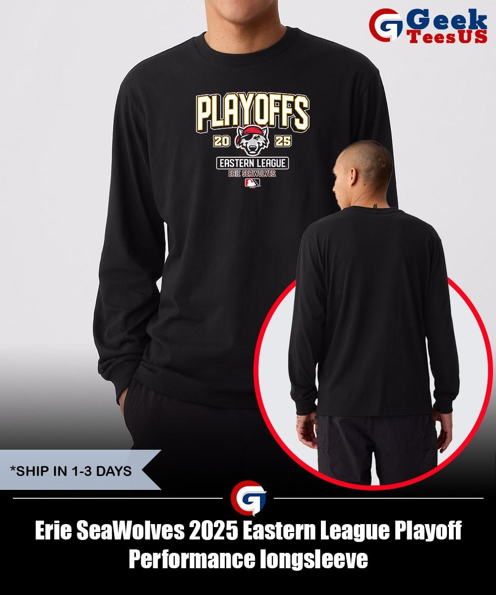Erie SeaWolves 2025 Eastern League Playoff Performance shirt Unisex , , , Long Sleeve Tee
