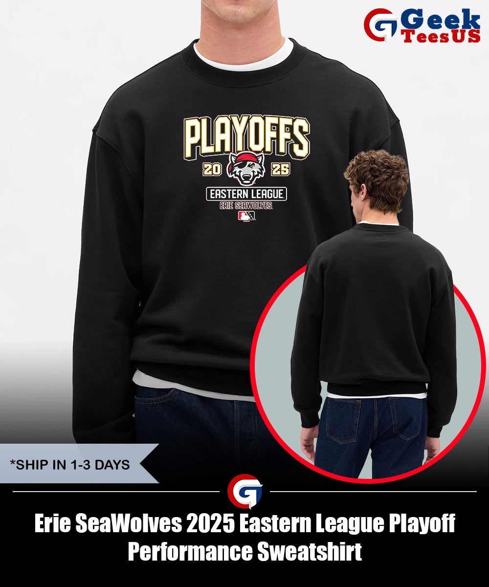 Erie SeaWolves 2025 Eastern League Playoff Performance shirt Unisex , , , Long Sleeve Tee