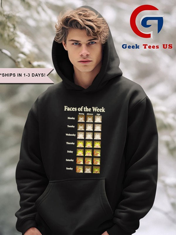 Faces of the Week shirt Unisex , , , Long Sleeve Tee
