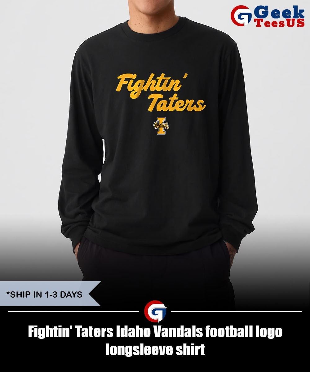 Fightin’ Taters Idaho Vandals football logo shirt Unisex , , , Long Sleeve Tee