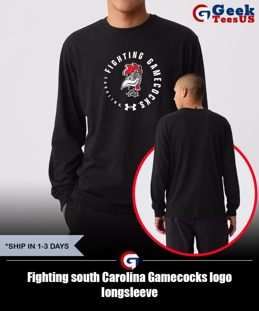 Fighting south Carolina Gamecocks logo shirt Unisex , , , Long Sleeve Tee