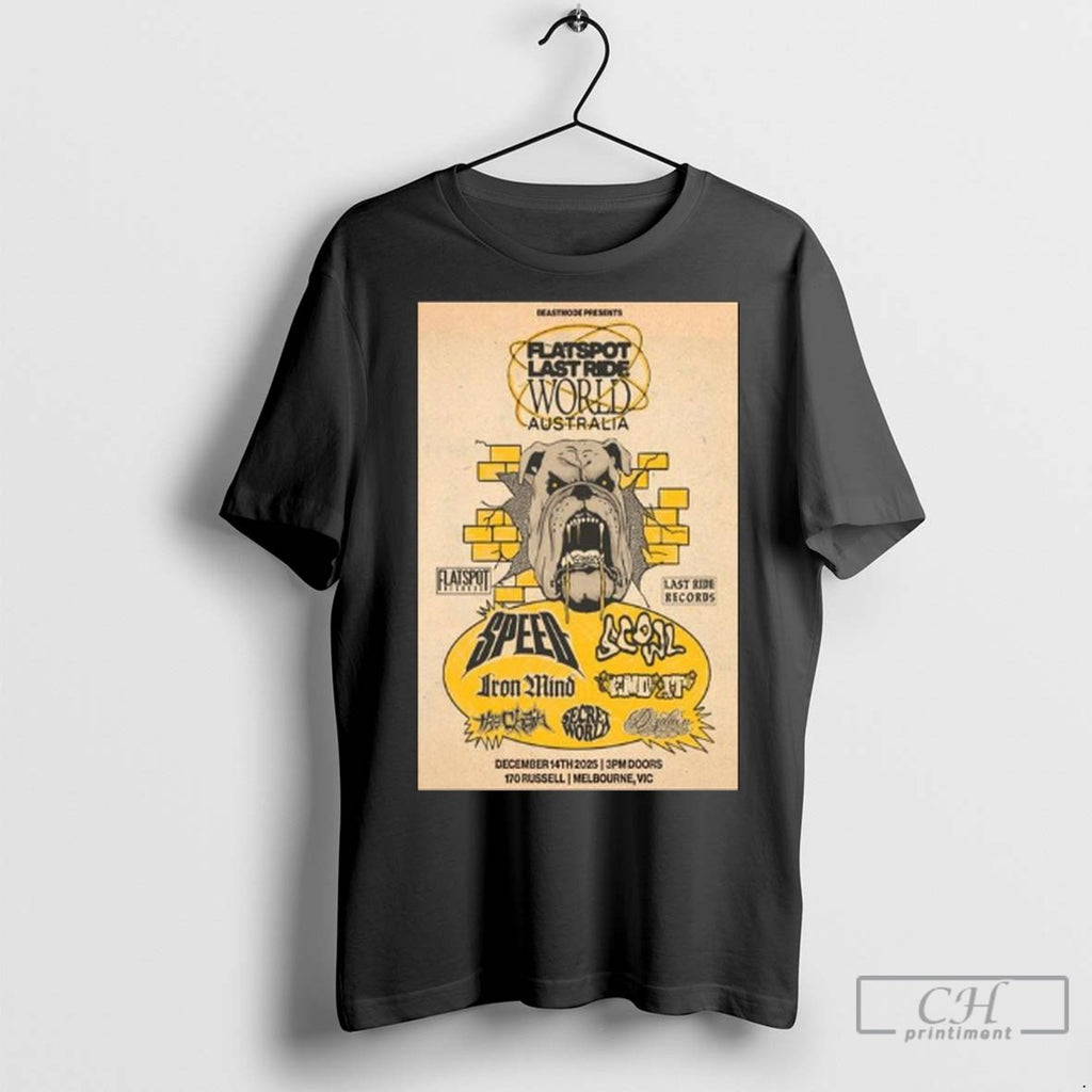 Flatspot Last Ride World Australia December 14 2025 Concert Long Sleve