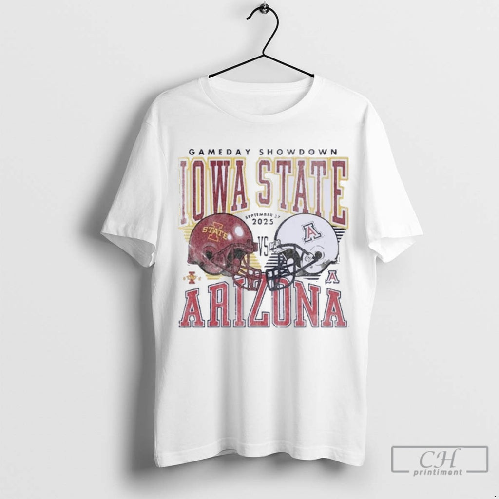 Gameday Showdown 2025 Iowa State Vs Arizona Matchup T Shirt Jpg