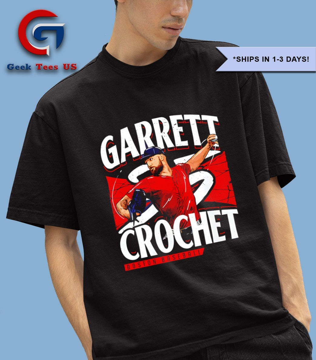 Garrett Crochet player Boston Red Sox baseball player name shirt Unisex , , , Long Sleeve Tee